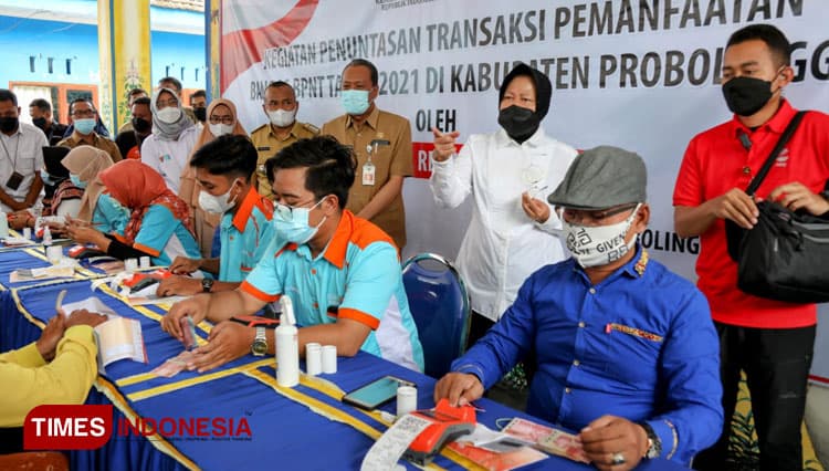 Mensos RI Pantau Percepatan Penyaluran BPNT di Kabupaten Probolinggo