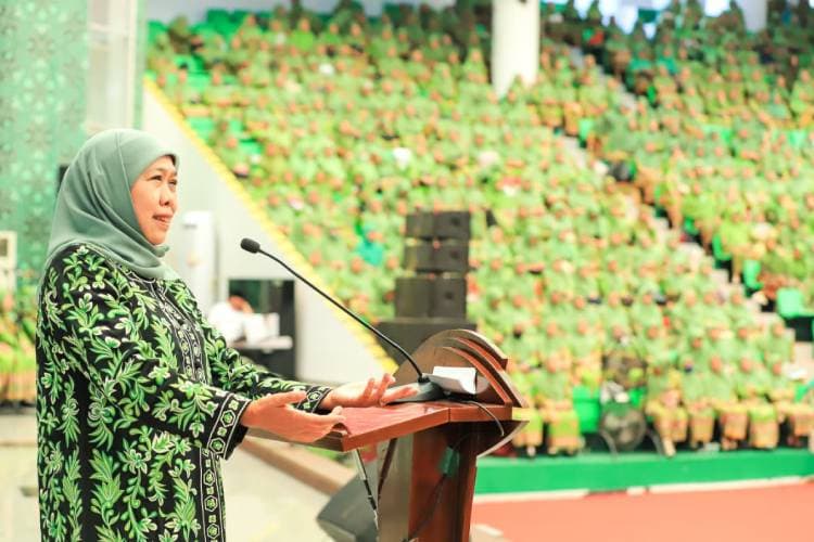 Maulid Nabi di Kota Malang, Gubernur Khofifah: Akhlak dan Teknologi Digital Harus Seiring