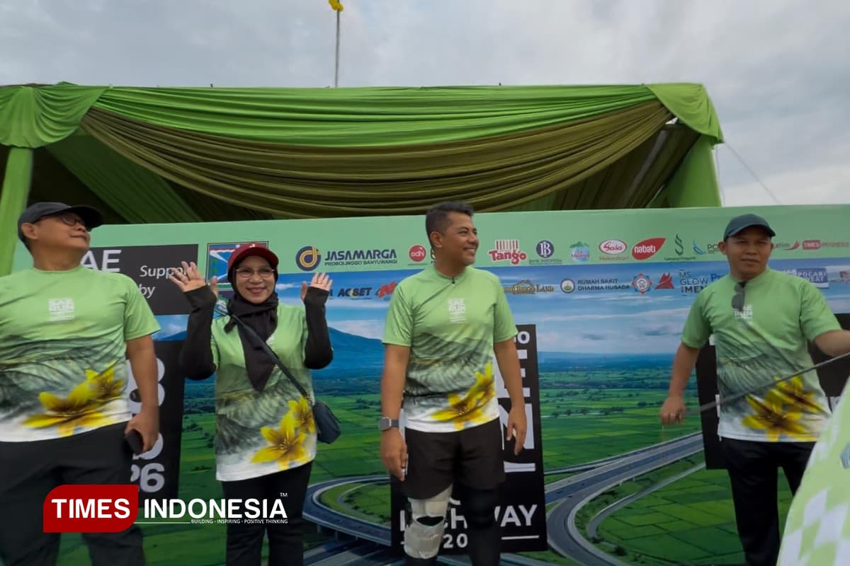 Ribuan Pelari Taklukkan Tol Prosiwangi, Bupati Gus Haris: SAE Run 2026 Simbol Kebangkitan Sport Tourism
